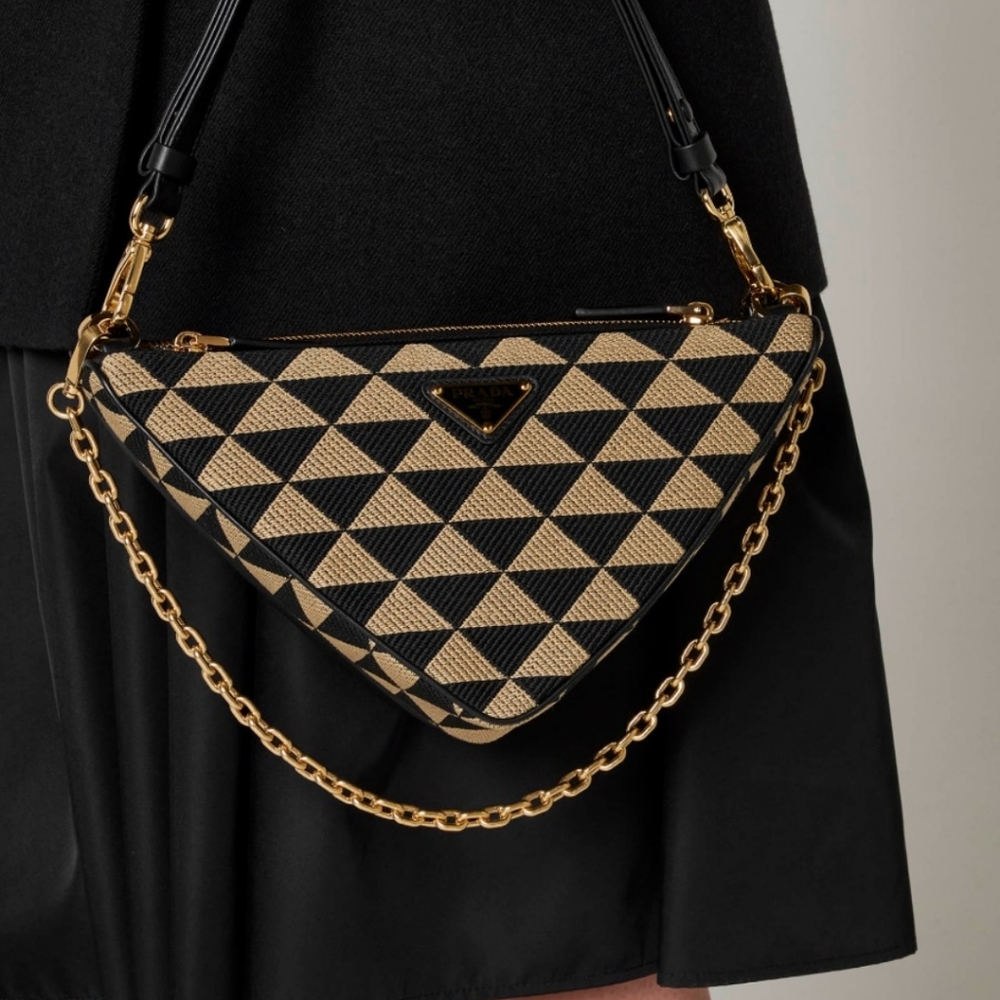 PRADA Embroidered Jacquard Bag - Picture 8 of 17